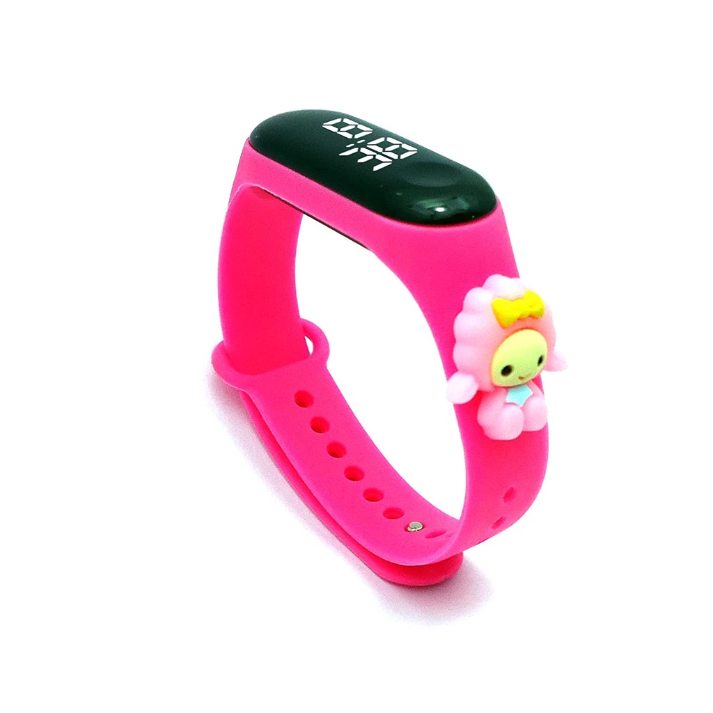 digital watch pink colour