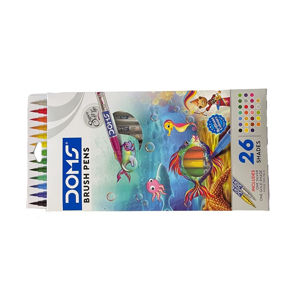 Doms Brush pen 26 shades Shopee India