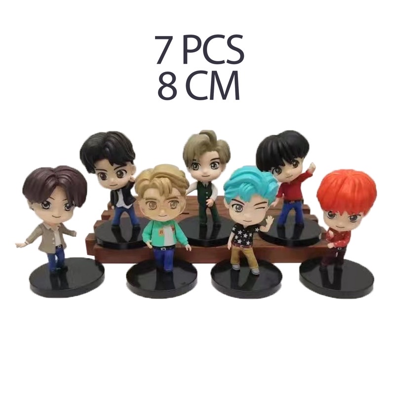 Kpop BTS Bangtan Boys Synthetic Resin T-Shaped Character Image Display Stand Nuofeng H07 