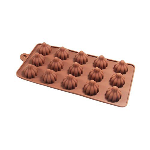 Bread scone sweets 20mm flexible silicone mold for fondant chocolate clay & more