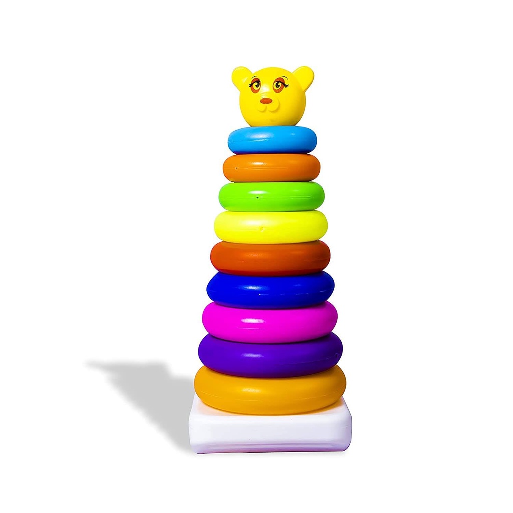 Best Educational Learning Stacking 7 Rings IQ Brain and Indoor Games
