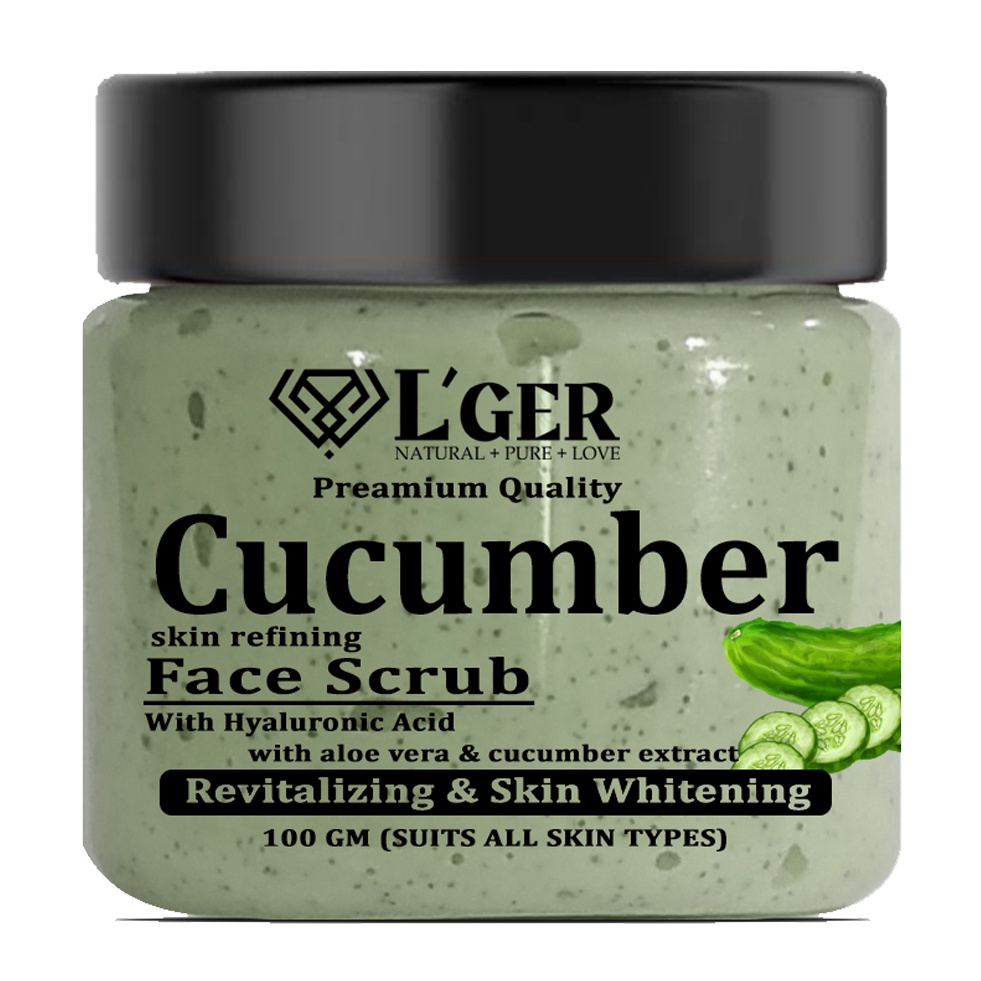 Lger Cucumber Face Scrub (100gm) Shopee India