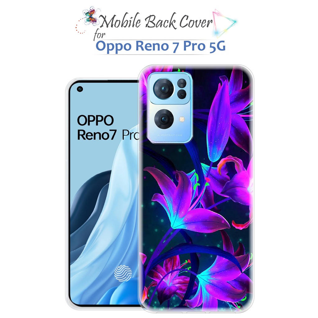 Oppo Reno 7 Pro 5G Back Cover (Multicolor, Silicone) Shopee India