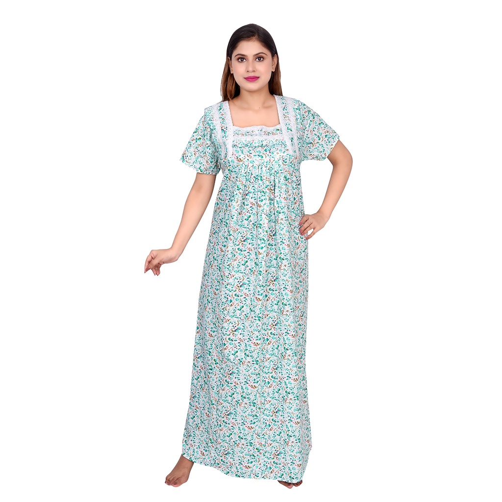 cotton maxi nightgown