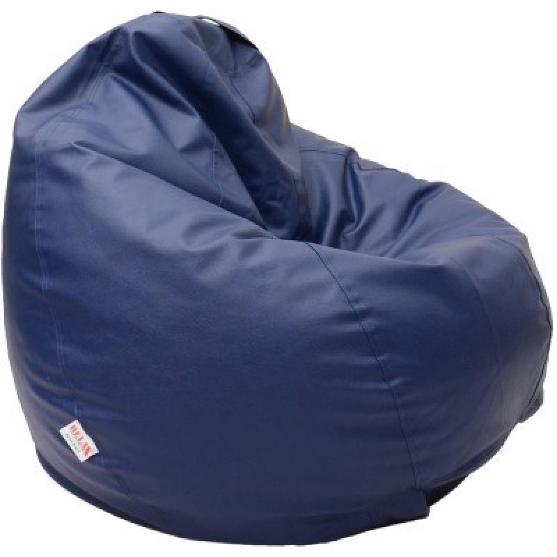 XXXL Navy Blue Bean Bag Filled Teardrop Bean Bag With Bean Filling