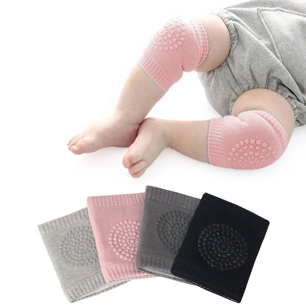 Soft Protective Cotton Knee Pads,Unisex Baby Crawling Kneepads/Sleeves for Kids/Children Ages 6m-8y+ 