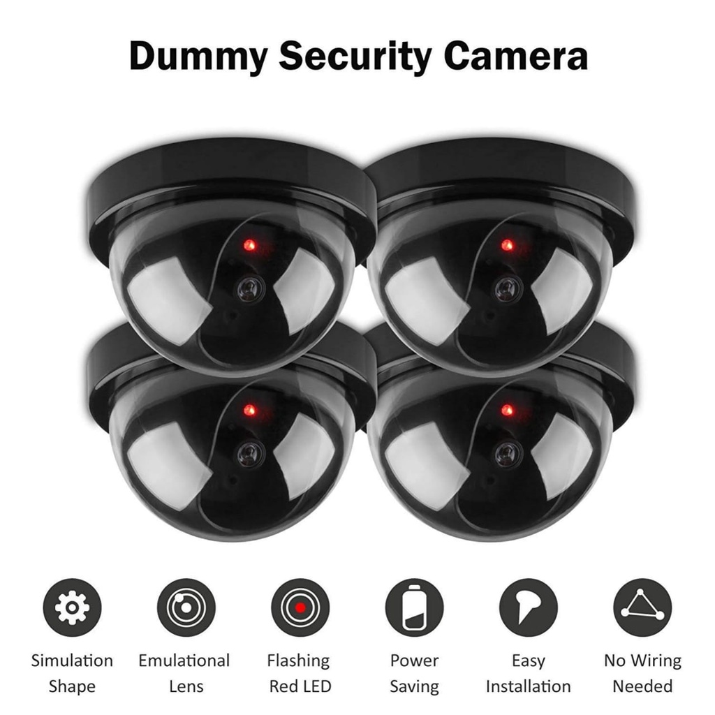 Dummy Security Camera, Fake Bullet CCTV Surveillance System with