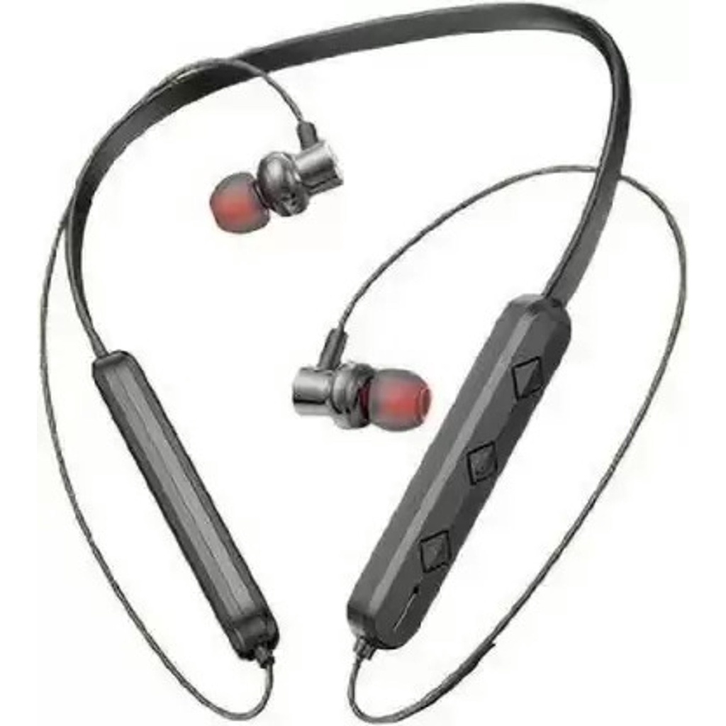 KDM ECO165 24HRS MUSIC WIRELESS NECKBAND Bluetooth Headset (Black, In