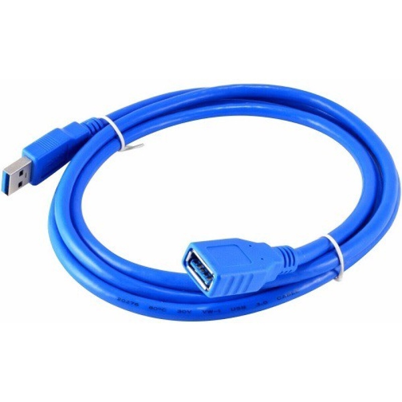 6 Feet USB 3.0 A Male to A Female Extension Cable Blue 2pcs 