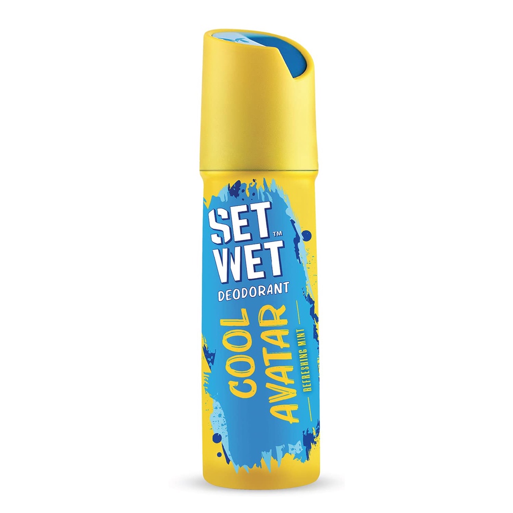 Set Wet Cool Avatar Deodorant Body Spray Perfume For Men 150 Ml 