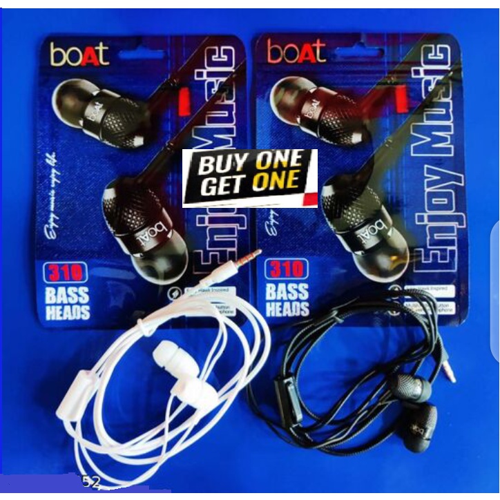 boAt BassHeads 225 Super Extra Bass Wired Headset ( In the Ear