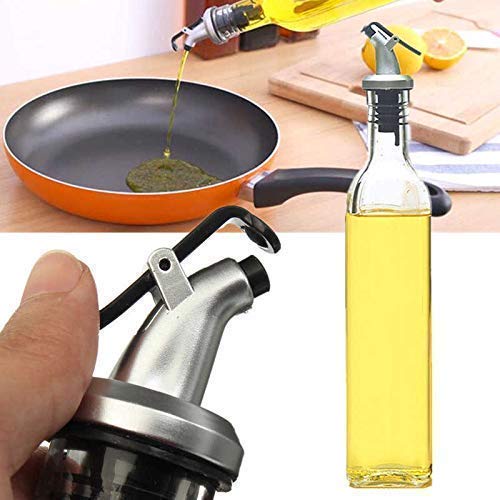 Glass Olive Oil Spray Cooking Seasoning Bottle Vinegar Dispenser Pourer Bottle