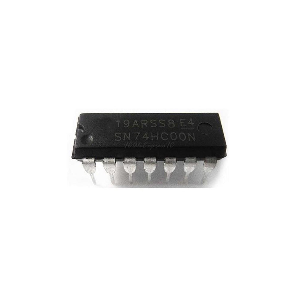 74hc00 Quad 2 Input Nand Gate Ic 7400 Ic Dip 14 Package Shopee India