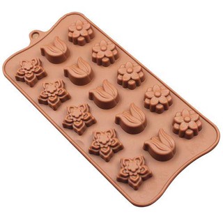Pudding AILEHOPY Silicone Molds Chocolate 1 Pack For Cupcake,Candy Jelly Baking Molds 6 Cavity Non-stick Cake Molds,House Shape Soap Mold 