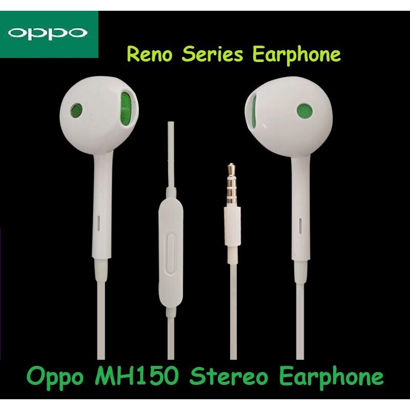 Oppo Mh319 Wired On Ear Headphones with Mic (White) Shopee India