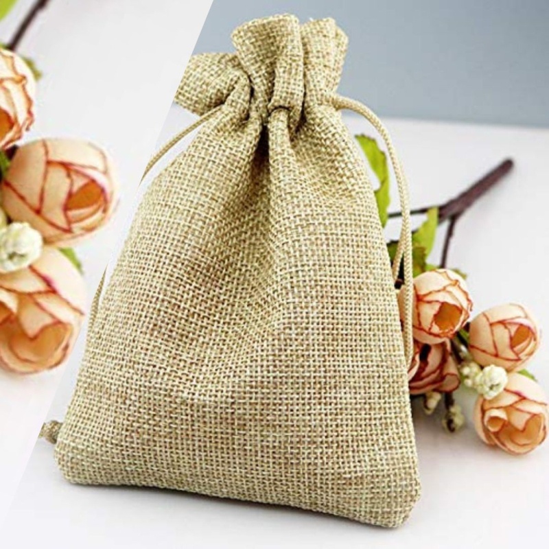Jute Bag odour Eliminator for Cars, Hanging Car Perfume Closets, Car