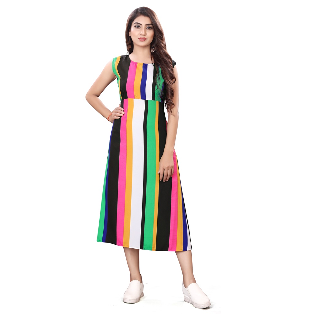 long multicolor dress