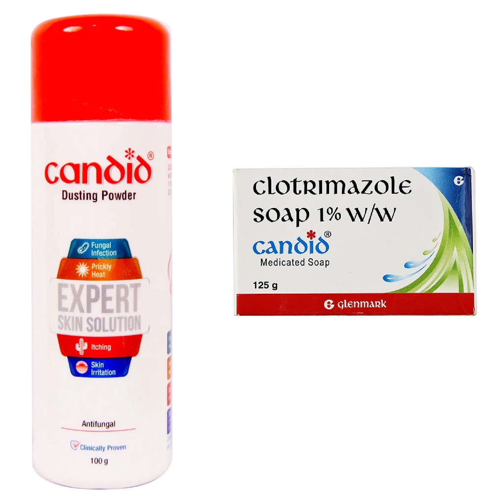 Candid powder 120g for itching skin rashes sweat control relief