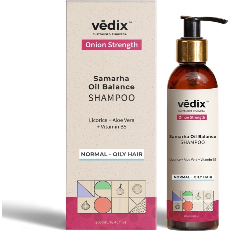 Vedix Onion Strength Shampoo For Normaloily Hair Samarha Oil Balance