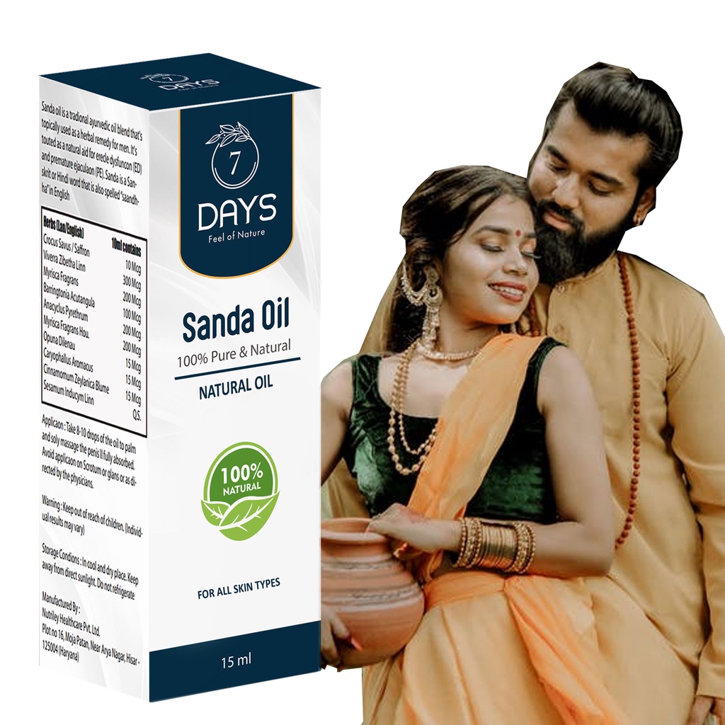 Sanda Ka Tel Lund Ka Tel Ayurvedic Men S Power Aroma Massage Oil With Enlarge 15 Ml Shopee India