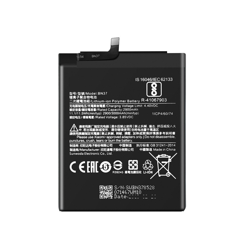 Xiaomi Super Quality Battery For Redmi 6a Redmi 6 Bn37 Shopee India