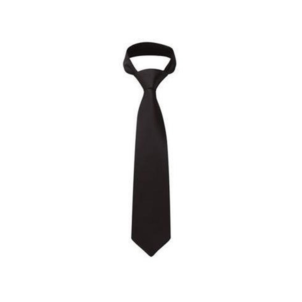 Western corbata-Western bucle-clip on tie-White