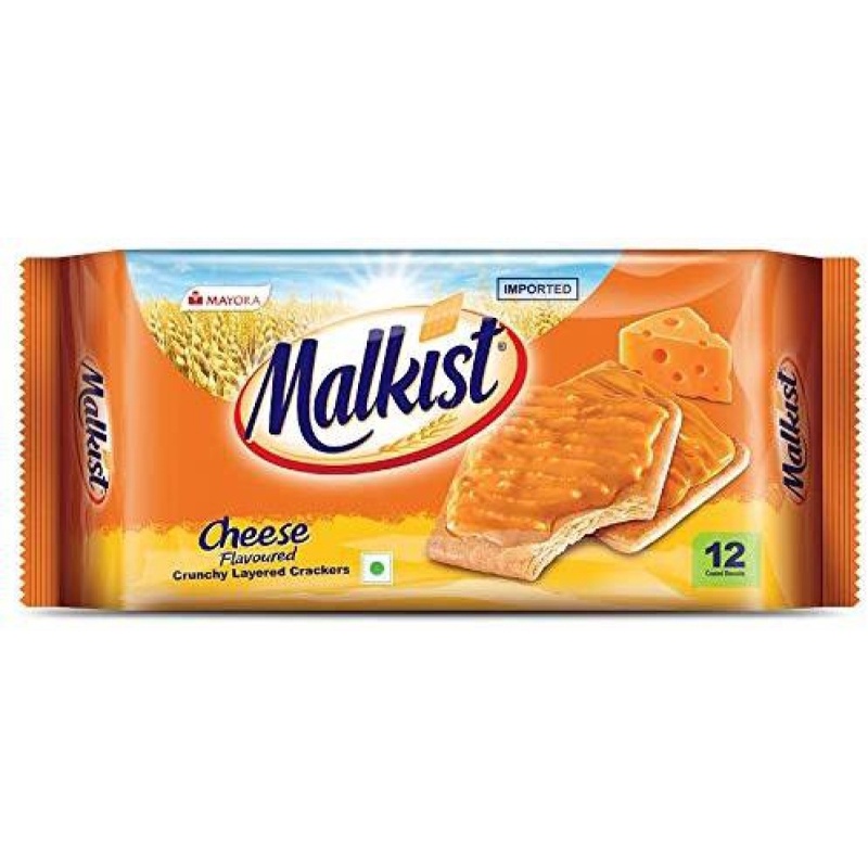 Mayora malkist cheese crackers 138g*8 Cream Cracker Biscuit (138 g