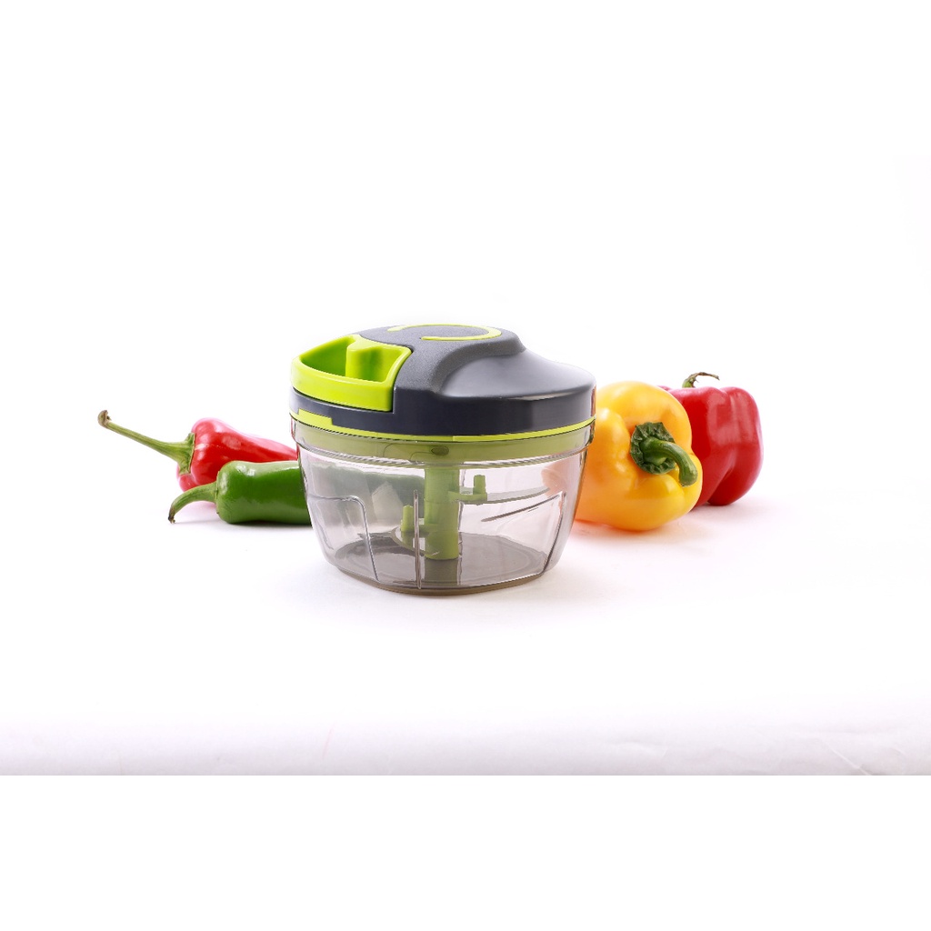 Cozorin Manual Food Chopper 450 ml Vegetable Chopper with 3 Blades