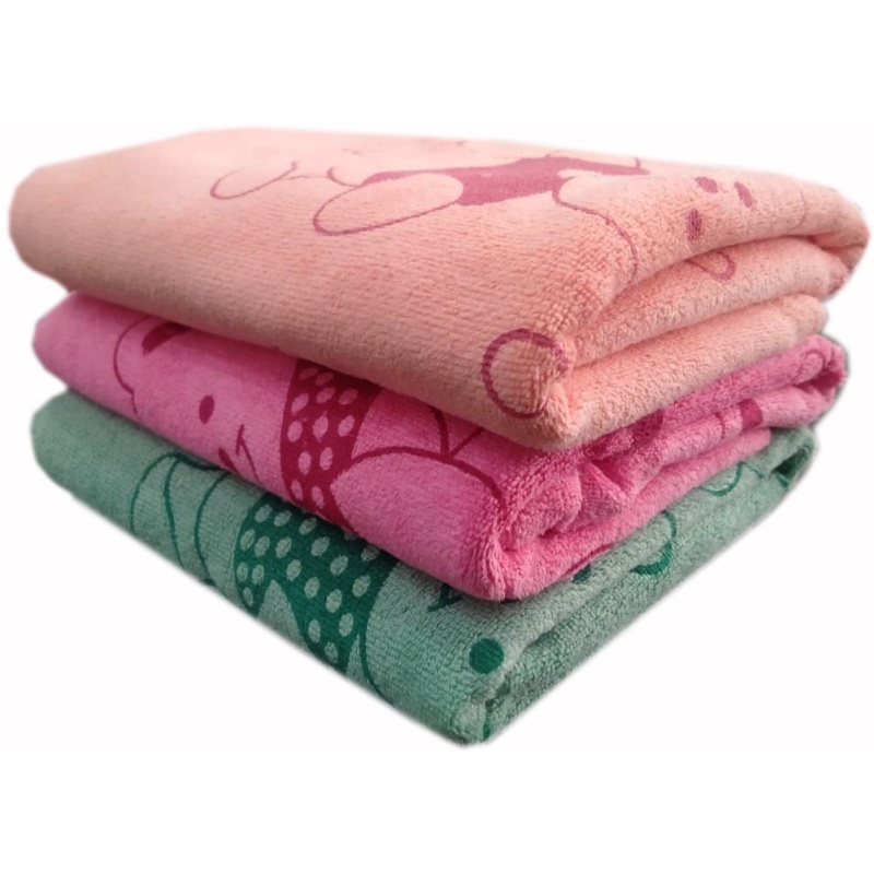 Xy Decor Microfiber 350 GSM Bath Towel (Pack of 3) Shopee India