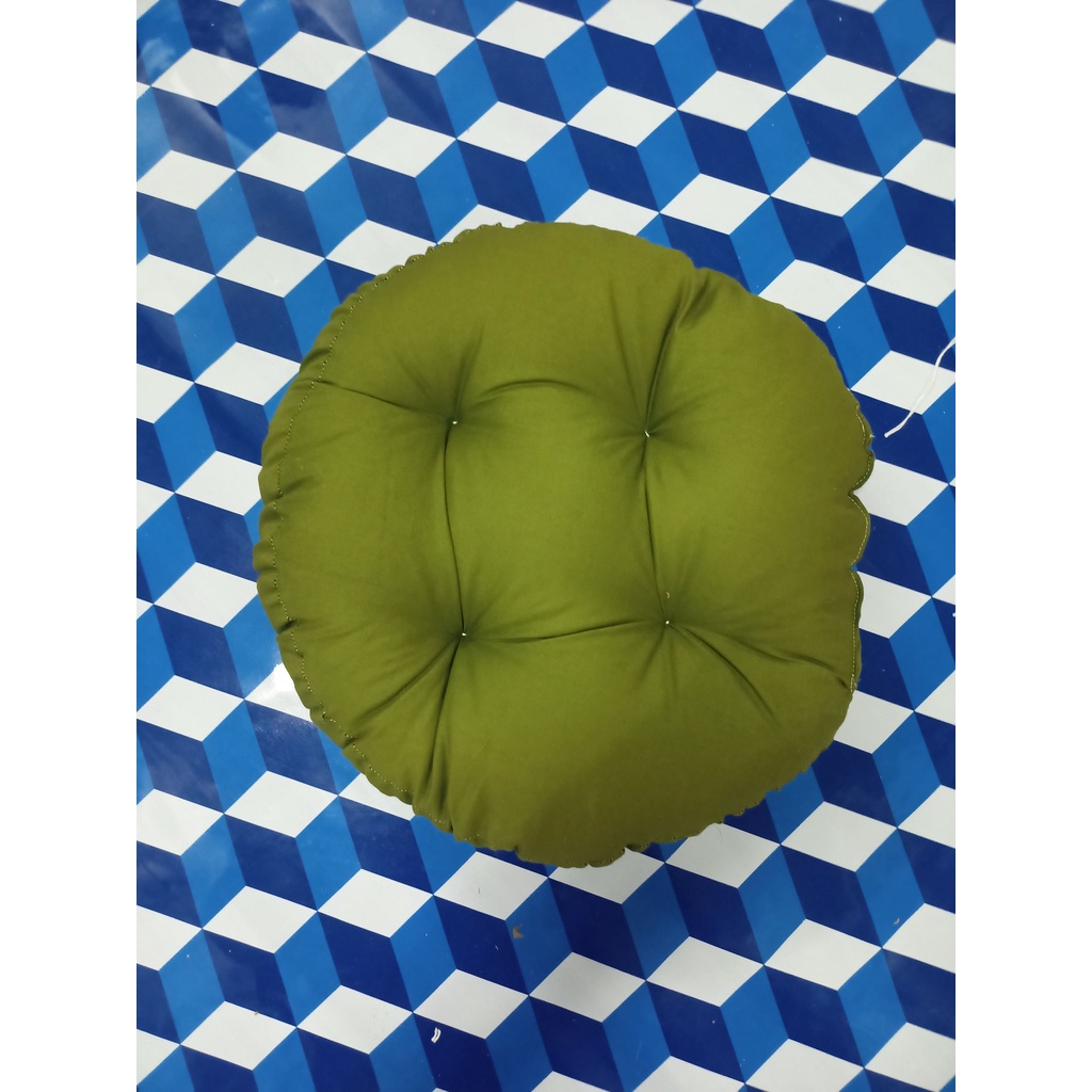 Round 16 Inch Green Cushion Chair Pad, 16 Inch Round Chair Pads
