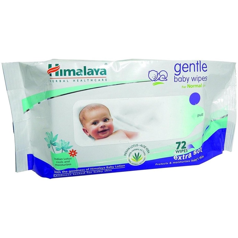 HIMALAYA Gentle Baby Wipes 72 Pcs Shopee India