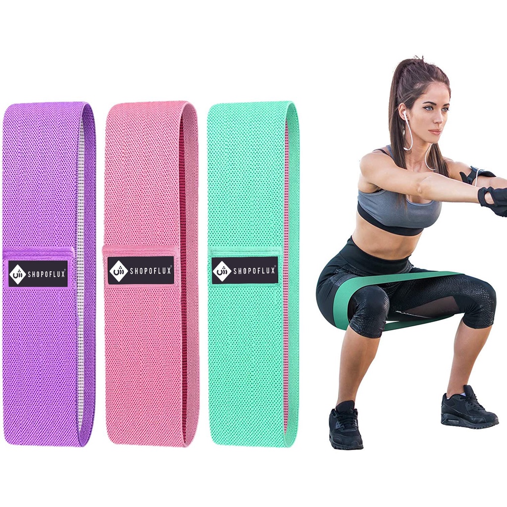 EULANT Resistance Bands for Women and Men,Non-Slip Workout Bands for Arm/Legs/Butt Booty Bands for Gym Squats,Fitness Training,Stretches,Yoga,Pilates 