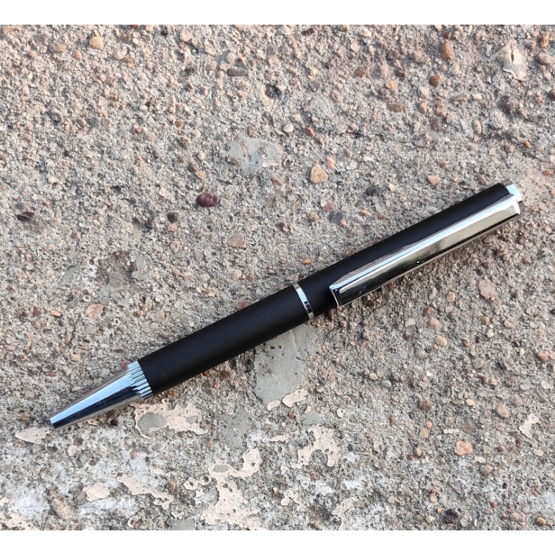 Mini Metal Ballpoint Pen Rotating Pocket-Size Portable Pen 1 Pcs 