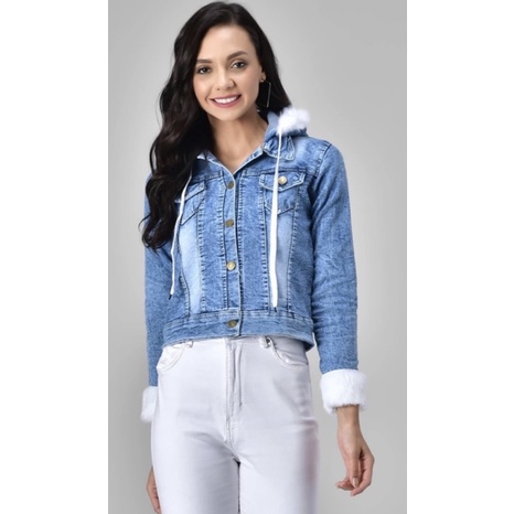 cap jeans jacket