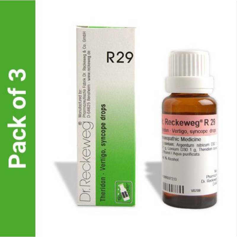 Dr. Reckeweg R29Vertigo, Syncope Drops (3 x 22) Shopee India