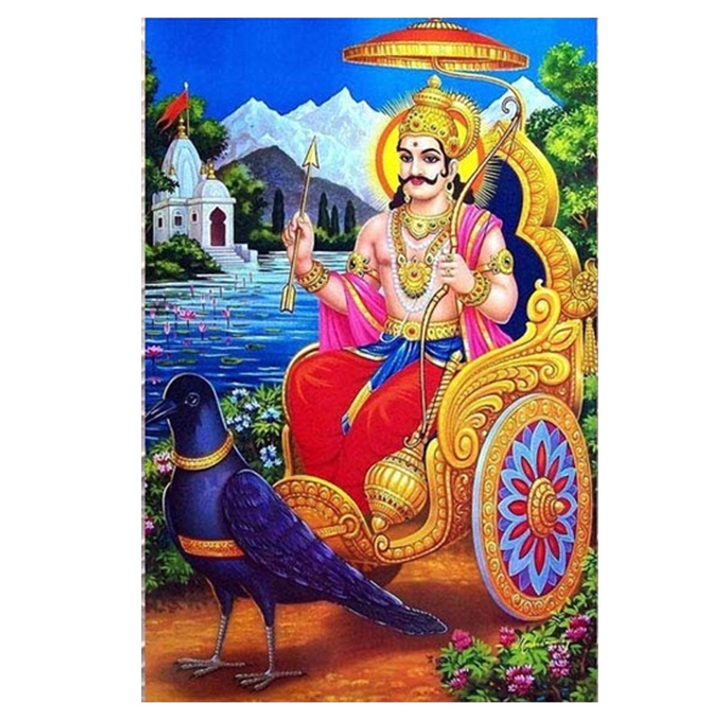 God Shani Dev Waterproof Vinyl Wall Sticker Living Room Home Office Shopee India