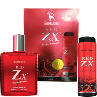 1 RAMSONS GIT SET RED ZX PERFUME (100 ML) + 1 DEO TALC (100 GM) 1 RAMSONS GIT SET RED ZX PERFUME (100 ML) + 1 DEO TALC (100 GM)