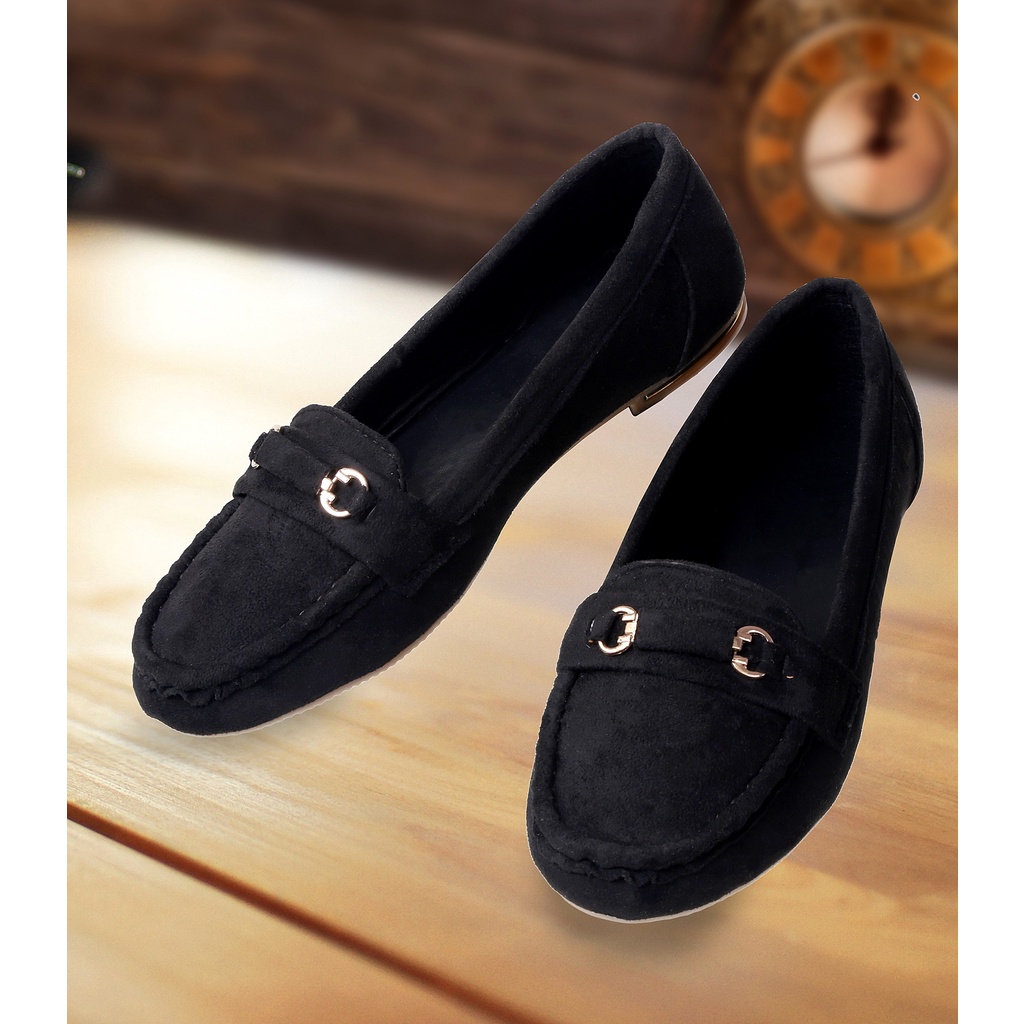 faux leather loafers womens