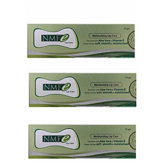 NMF e Lip Care Total Moisture Aloe vera Flavour pack3 Aloe vera (Pack of 3, 10 g) Shopee India
