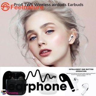 Airpods Pro 4 Tai nghe Bluetooth không dây TWS 5.0 cho điện thoại Android cảm thấy iPhone