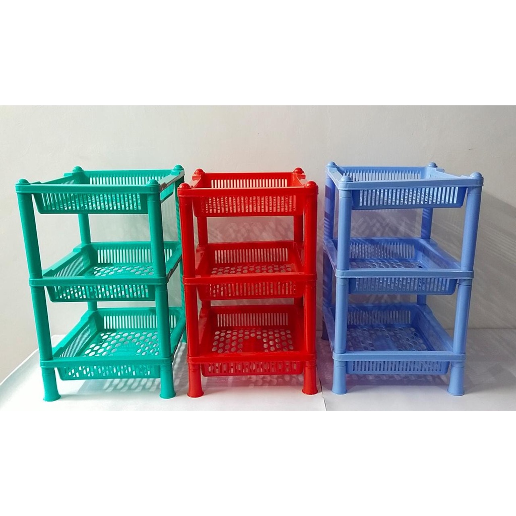 Kitchen Racks Plastic, Vegetable Basket Stand, Plastic Rack Office