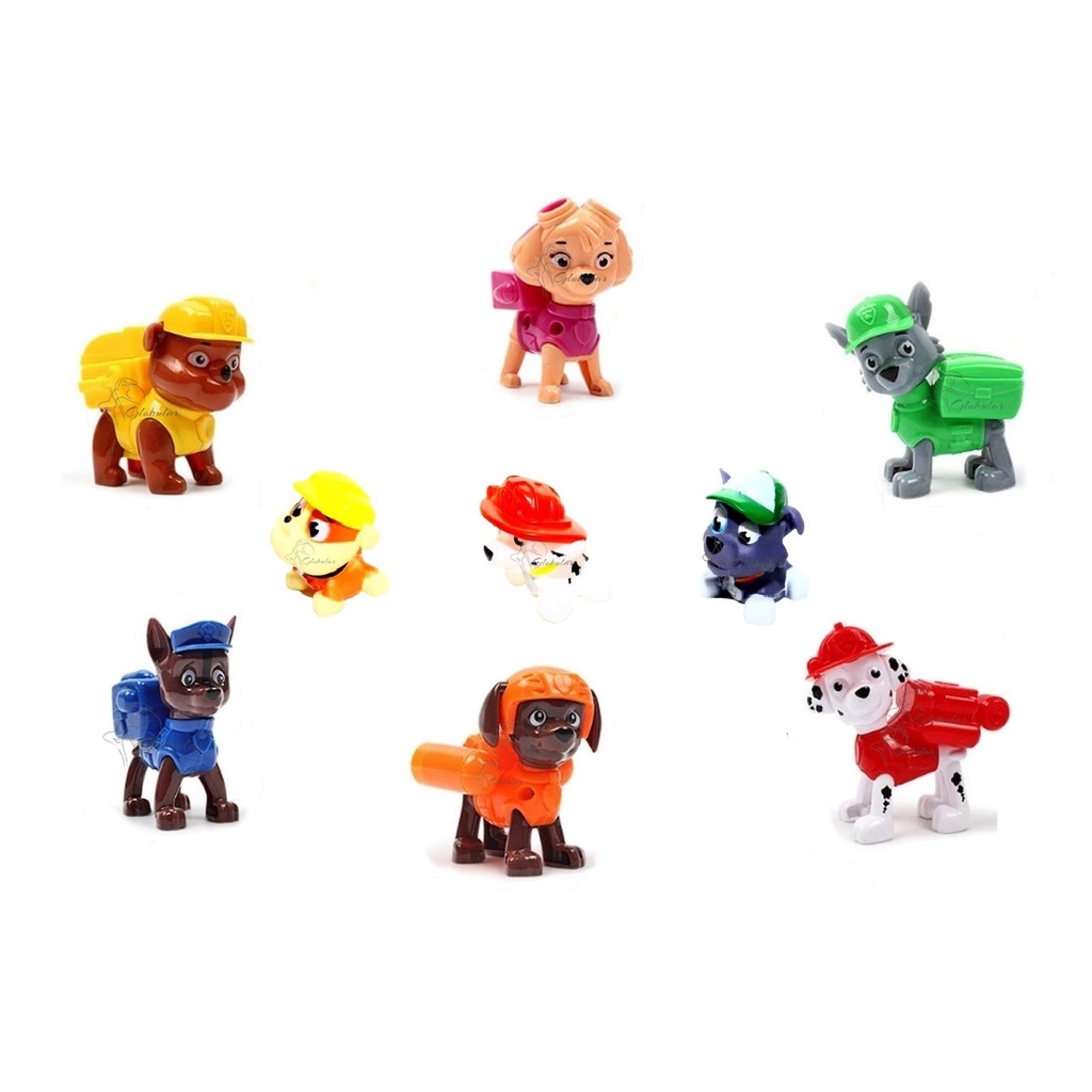 Pup Buddies Rescue Team Action Figure Toys Set | Shopee India