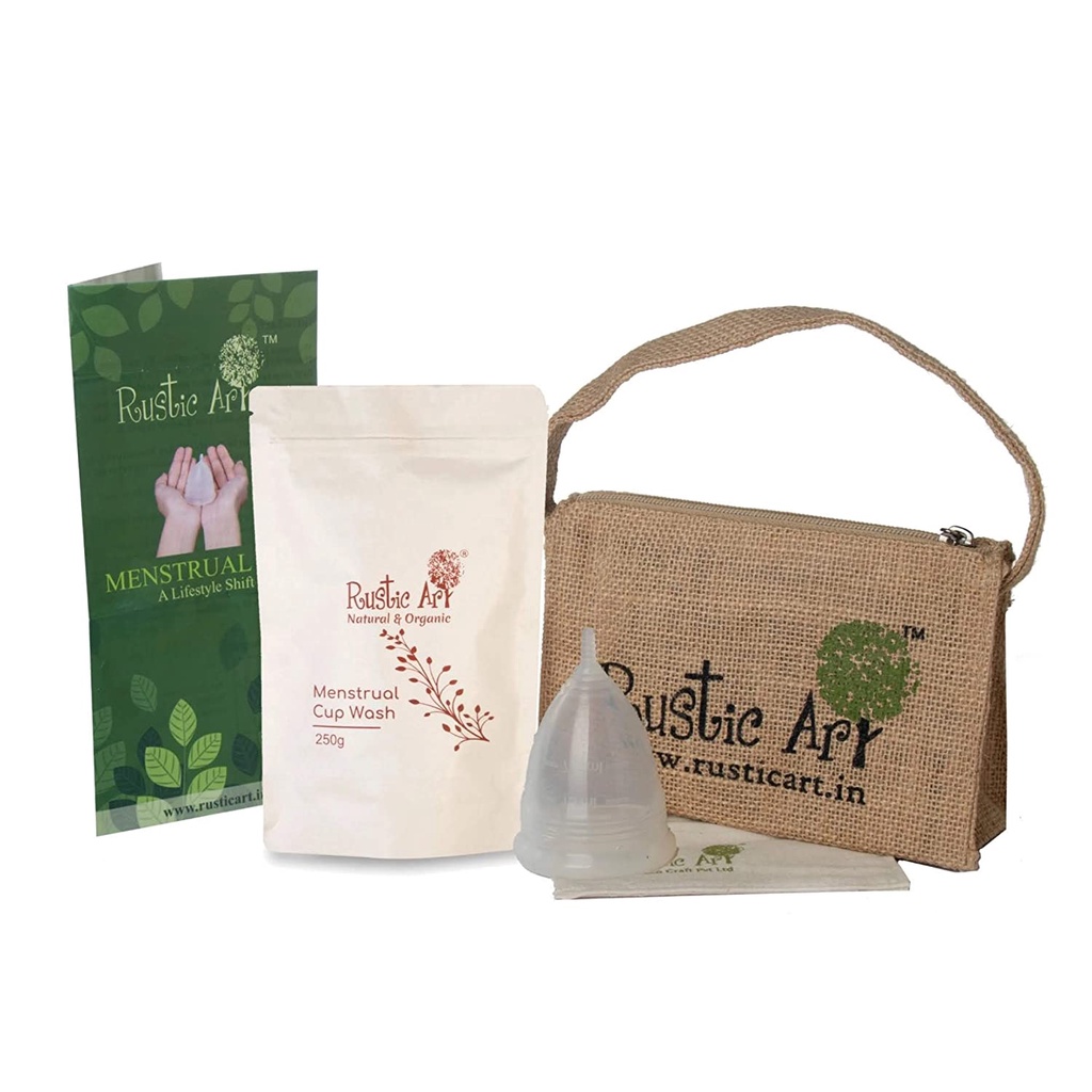 Rustic Art Menstrual Cup Kit Large Shopee India