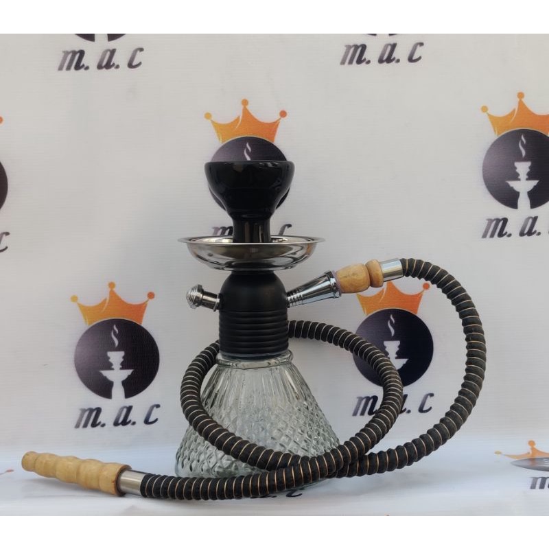 PT Black And White Glass Hookah Shopee India