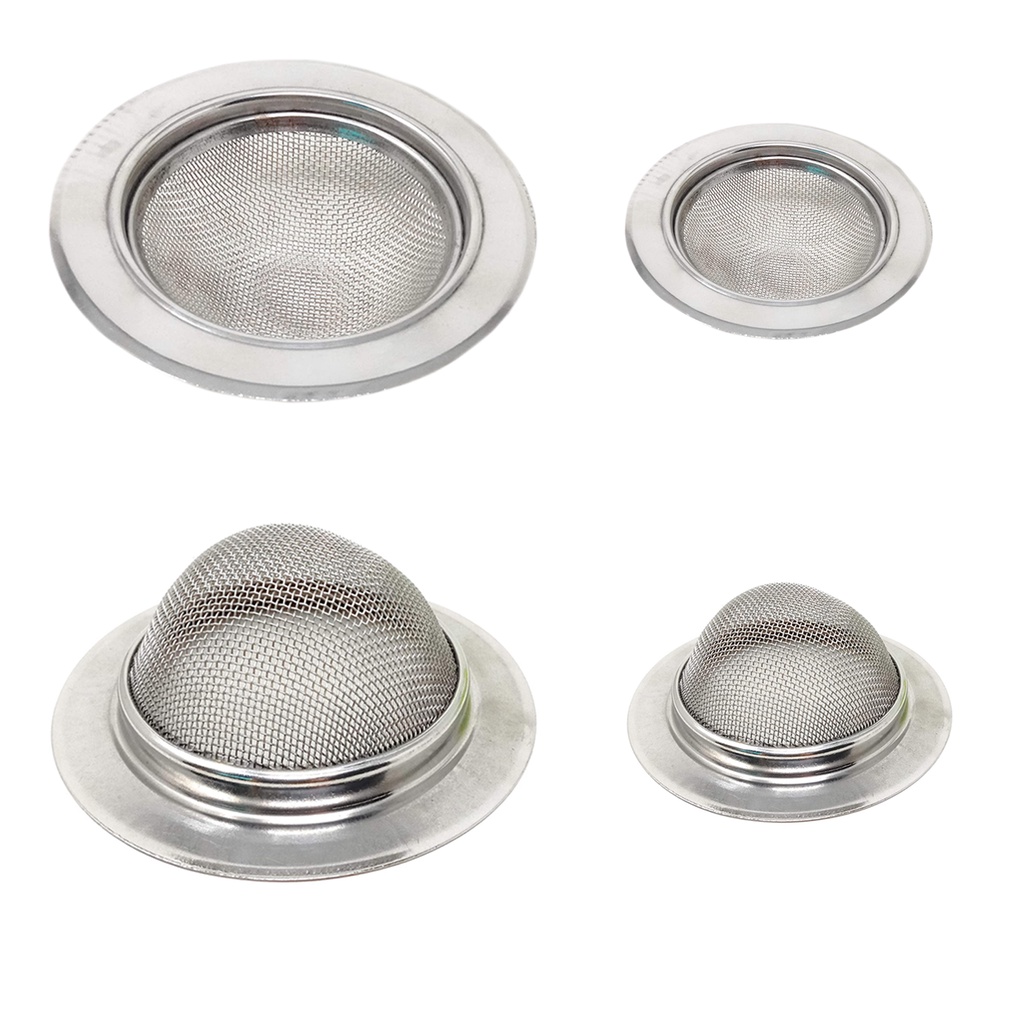 Stainless Steel Small and Large Strainer Kitchen Drain Basin Basket ...