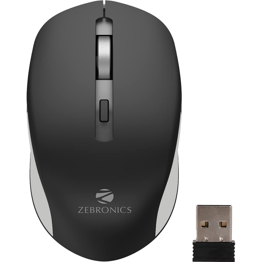 Zebronics Jaguar Wireless Mouse (Black) | Shopee India