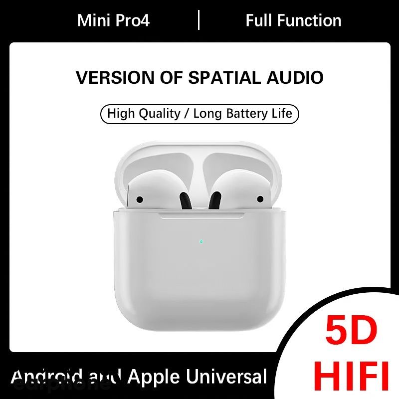 Tai nghe nhét tai không dây TWS Air Pro 4 cho iPhone Xiaomi Android