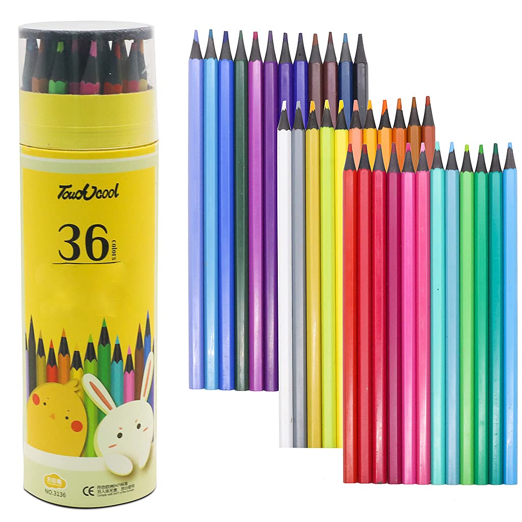  72 Premium pre-sharpened color Pencil set per disegno colorare  104 Colored Pencils Colore matite colorate   Great Art scuola forniture per bambini e adulti libri da colorare   72 colori 