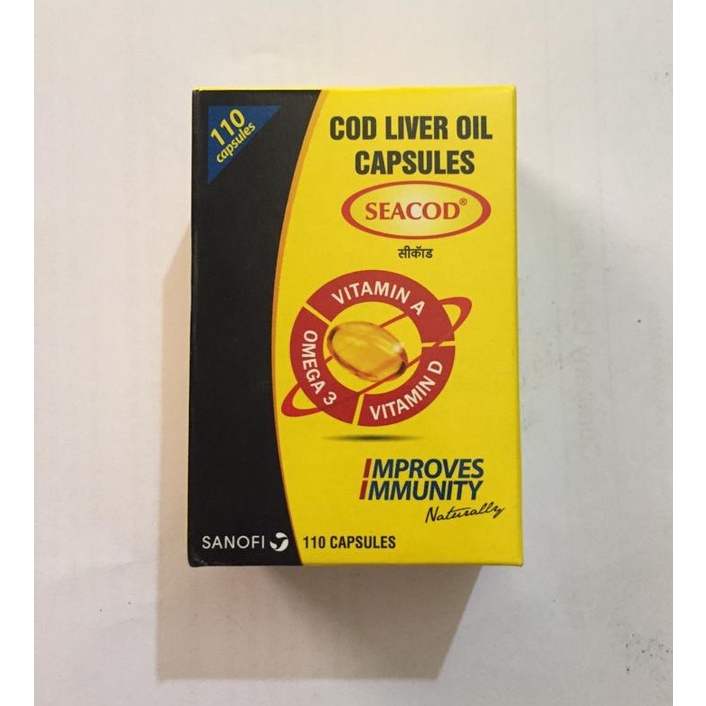 SEACOD LIVER OIL OMEGA 3 (110 CAPSULES) Shopee India