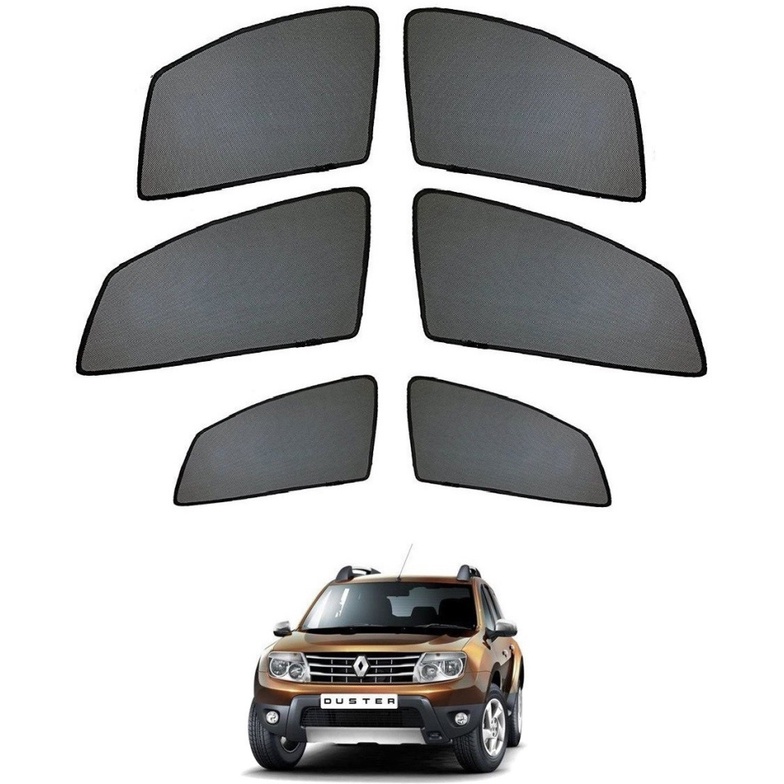 AuTO ADDiCT Side Window, Rear Window Sun Shade For Renault Duster